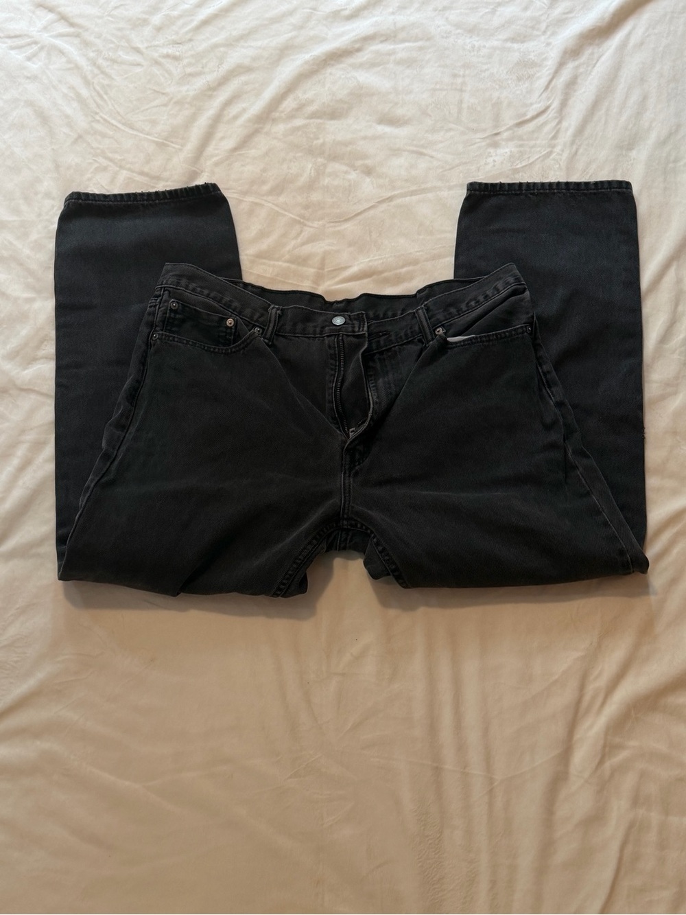Levi's 505 Men's Straight Black Jeans